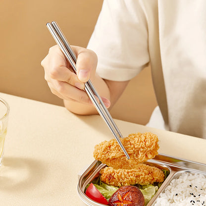 WORTHBUY Dinnerware Set Stainless Steel Cutlery Set With Tableware Bag Kitchen Utensil Travel Portable Spoon Fork Chopsticks