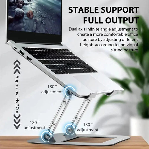 XMSJ Adjustable Foldable Laptop Stand Holder Up to 17 Inch