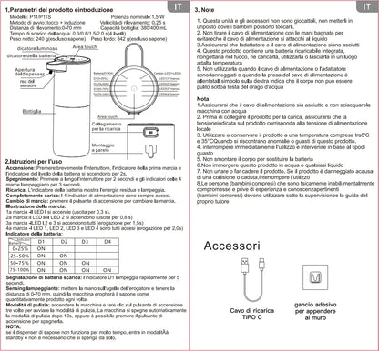 Automatic Touchless USB Rechargeable Soap Dispenser, Touchless Foaming Soap Dispenser 400ml