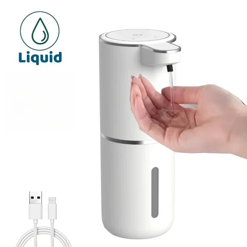 Automatic Touchless USB Rechargeable Soap Dispenser, Touchless Foaming Soap Dispenser 400ml