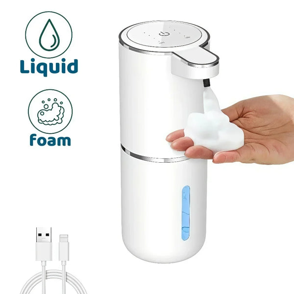 Automatic Touchless USB Rechargeable Soap Dispenser, Touchless Foaming Soap Dispenser 400ml
