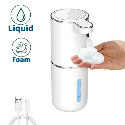 Automatic Touchless USB Rechargeable Soap Dispenser, Touchless Foaming Soap Dispenser 400ml