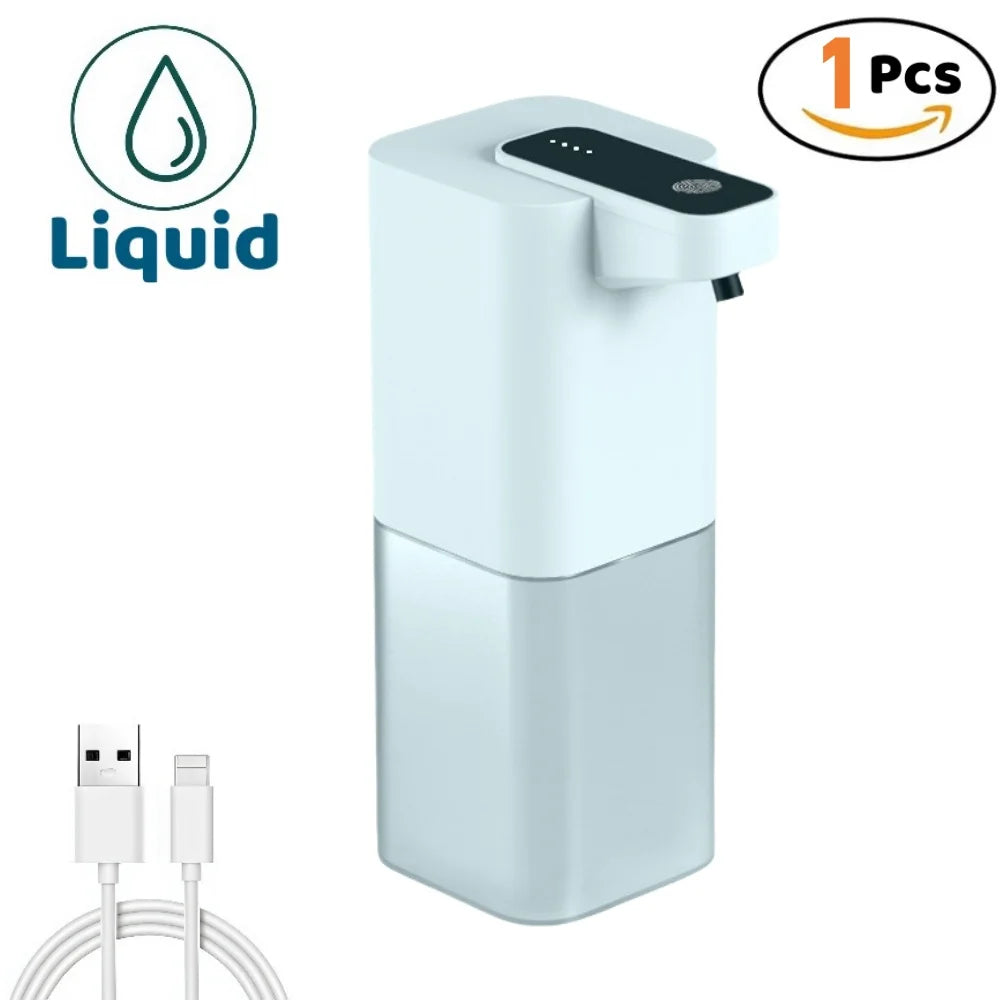 Automatic Touchless USB Rechargeable Soap Dispenser, Touchless Foaming Soap Dispenser 400ml