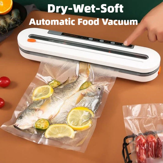 Automatic Food Vacuum Sealer Machine 30cm Household Vacuum Packaging Machine for Dry & Wet Food Storage