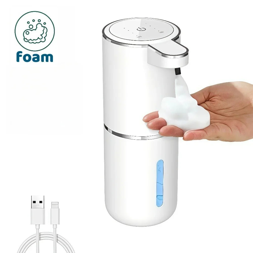 Automatic Touchless USB Rechargeable Soap Dispenser, Touchless Foaming Soap Dispenser 400ml