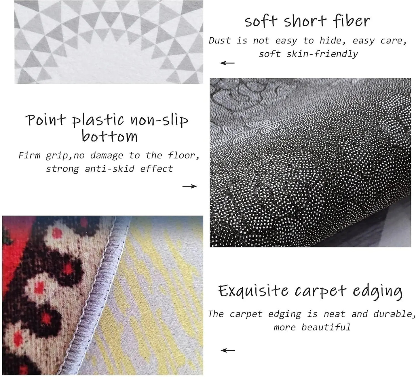 Waterproof Kitchen Rug Non-Slip Oil-Resistant Floor Mat | Absorbent Door & Bathroom Carpet